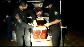 300 Kilo Cannabis in zwei Särgen versteckt