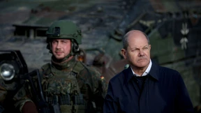 Scholz besucht Bundeswehrübung