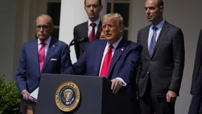 Trump spricht über George Floyd statt Arbeitslosenquote