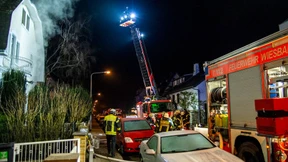 Ein Verletzter bei Hausbrand