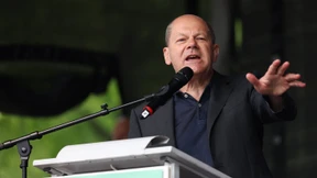 Der Kanzler als amerikanischer Serienheld