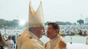 Der Heilige Sohn im Aufzug