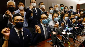 Hongkongs Opposition verlässt Parlament