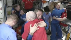 US-Raumkapsel an ISS angedockt