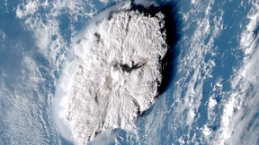 Welchen Einfluss hatte die Eruption des Hunga-Vulkans auf das Klima?