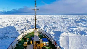 Geduldiges Warten auf den nächsten Eisbrecher