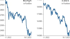 Taiwans Regierung kauft Aktien gegen die Baisse