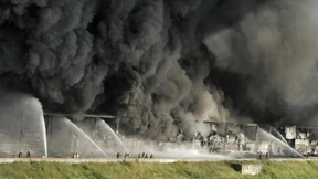 Großbrand in Ludwigshafen