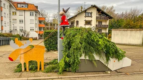 Stadt verkleidet Blitzer als Rentierschlitten