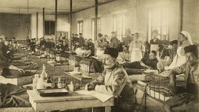 Fliegerangriffe auf Lazarette