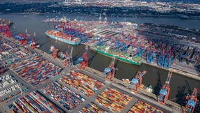 In der Nordsee stauen sich die Schiffe