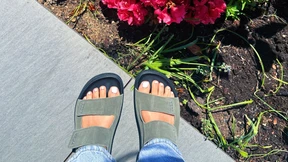 Diese Sandalen sind mit oder ohne Socken ein Statement