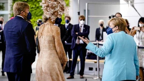 Niederländisches Königspaar trifft Merkel