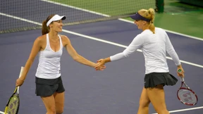 Im Doppel mit der Trainerin