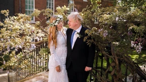 Boris Johnson und seine Verlobte haben geheiratet