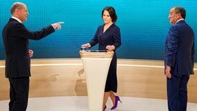 Scholz überzeugt beim Triell wieder die Zuschauer