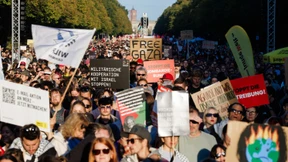 Zehntausende bei Gaza-Großdemo in Berlin