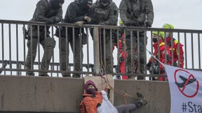 A648 wird wegen Abseilaktion gesperrt