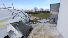 15 Tonnen schweres Rotorblatt löst sich von Windrad