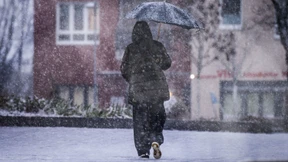 Schnee, Regen und viele Wolken am Wochenende