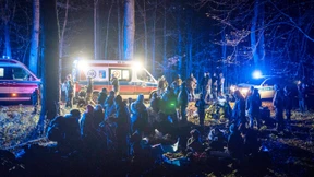 Eine Nacht im polnischen Wald