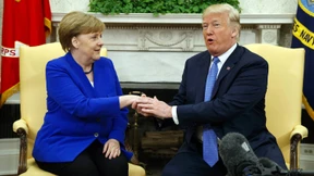 Merkel und Trump um Harmonie bemüht