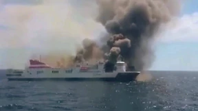 Auch Deutsche auf brennender Fähre vor Mallorca