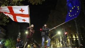 Tausende bei pro-europäischen Protesten in Georgien