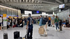 Unwetter legen Frankfurter Flughafen lahm