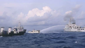 Küstenwache-Schiffe der Philippinen und Chinas kollidieren