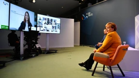 Merkel sieht Entwicklung vorsichtig optimistisch