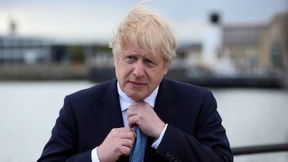 Johnson auf dem Gipfel