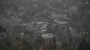 Ascheregen über den Philippinen