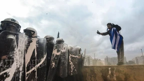 Randale überschattet friedliche Demo in Athen