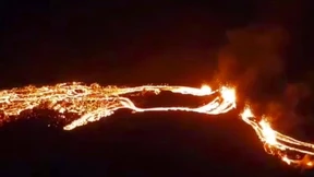 Vulkan Fagradalsfjall ausgebrochen