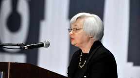 Notenbank-Chefin erlebt Kommunikations-Panne