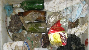 Vermüllter Meeresgrund