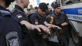 Viele Festnahmen bei Demonstration in Moskau