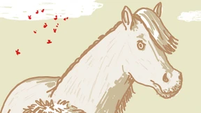 Frau Mensch schützt alte Rassen  