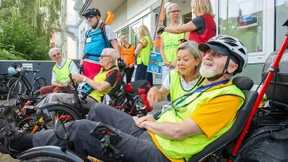 Mit dem Wind im Gesicht