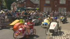 Tolle Typen in Tretmobilen