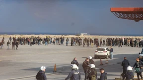 Bauern stürmen Flughafen Heraklion