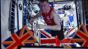 Brite läuft schnellsten Weltall-Marathon