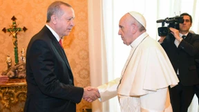 Papst Franziskus empfängt Erdogan
