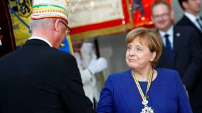Merkel versucht ein Wortspiel
