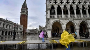 Kein Hochwasser in Venedig dank Hochwasserschutzanlage