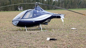 Hubschrauber stürzt bei Gernsheim ab