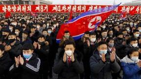 Massenaufmarsch in Pjöngjang