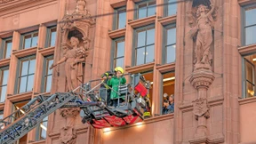 Stadtverordnete üben für den Fall des Brandes