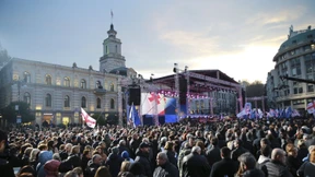 Zehntausende feiern in Georgien